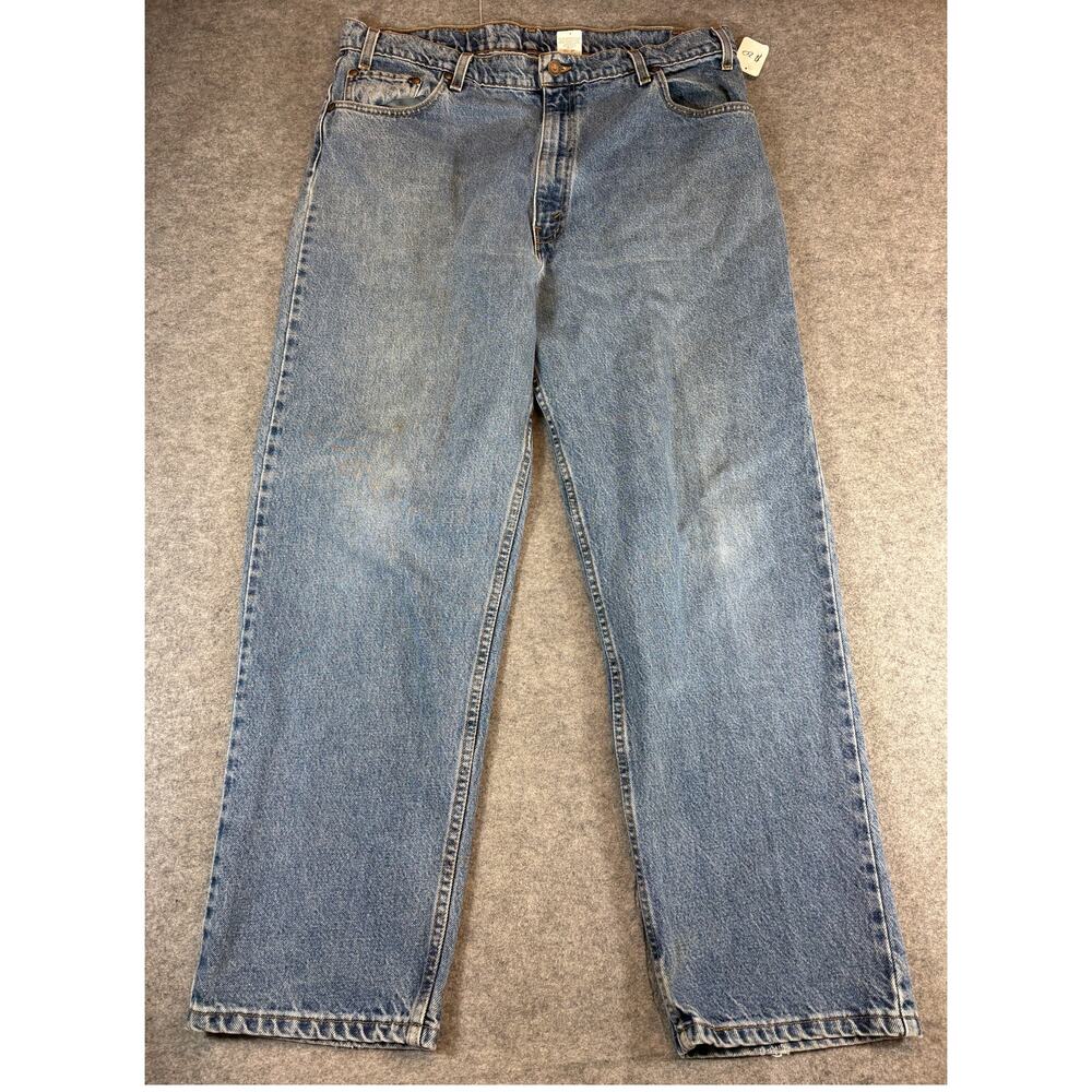 VINTAGE Levis 540 Jeans Mens 40x30 Blue Denim Relaxed Straight Orange Tab Y2K